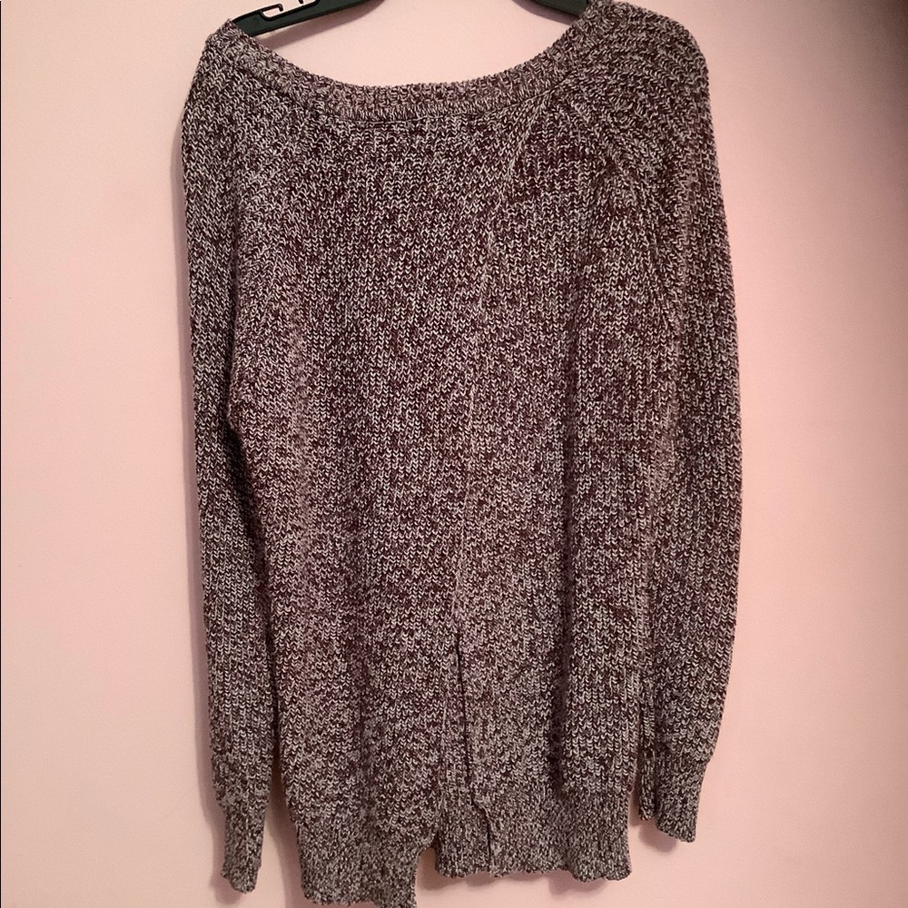 Pink Sweater Slit Back - Picture 2 of 2